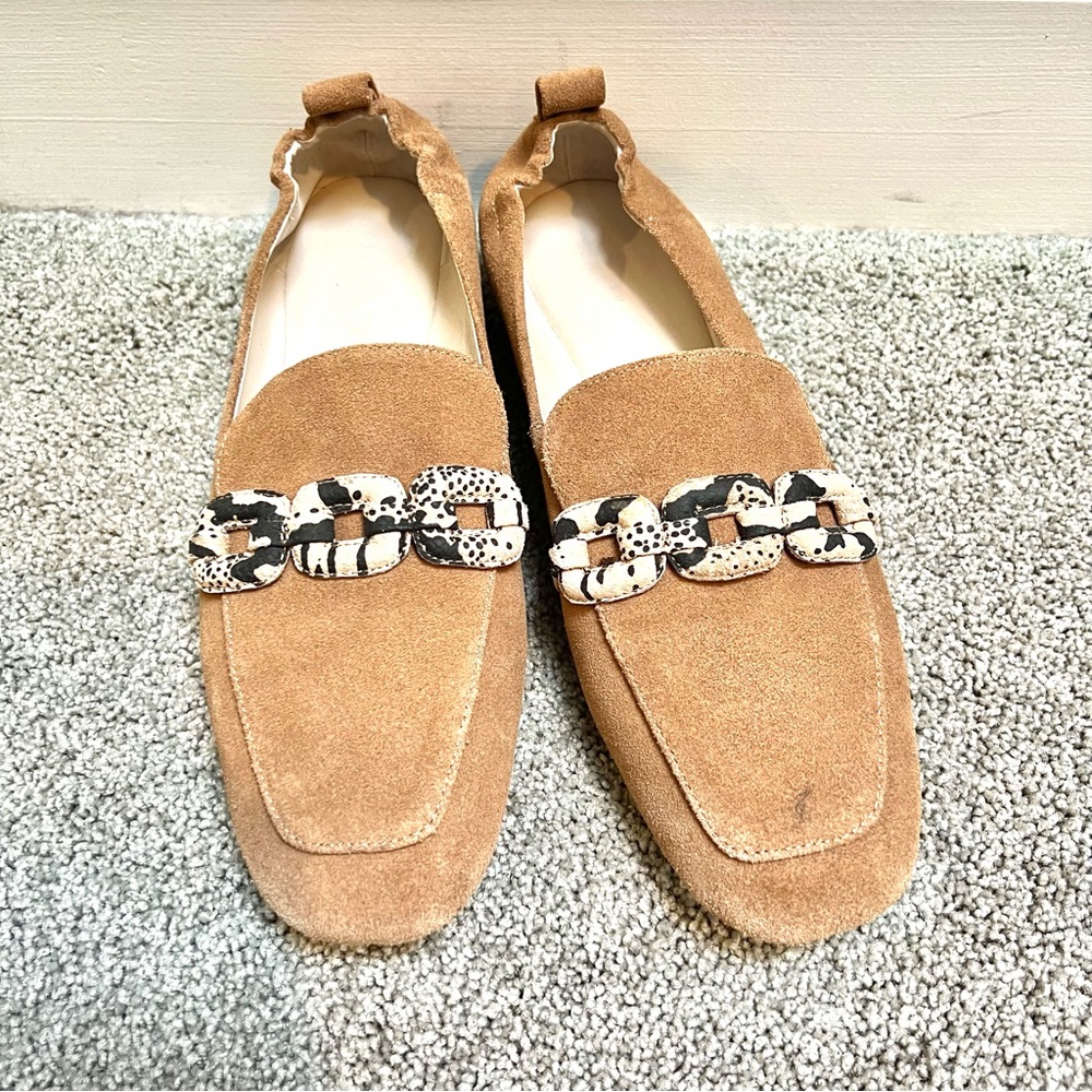 Sanctuary suede loafers.  Size 9